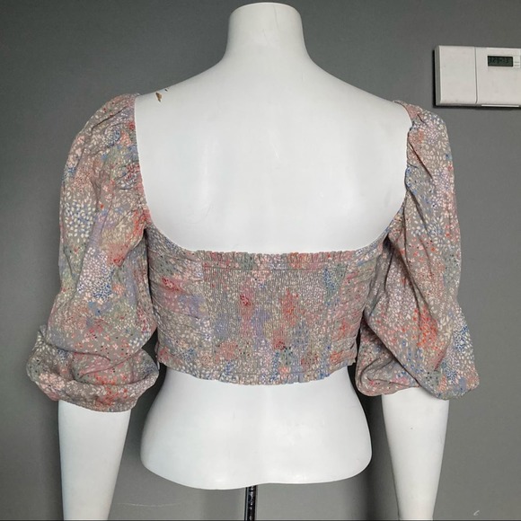 Wilfred Aritzia blouse top medium Lolita prairie babydoll poet NEW - Picture 6 of 11